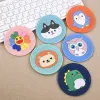 New kitchen household cartoon heat-insulating soft rubber coasters for export details Picture